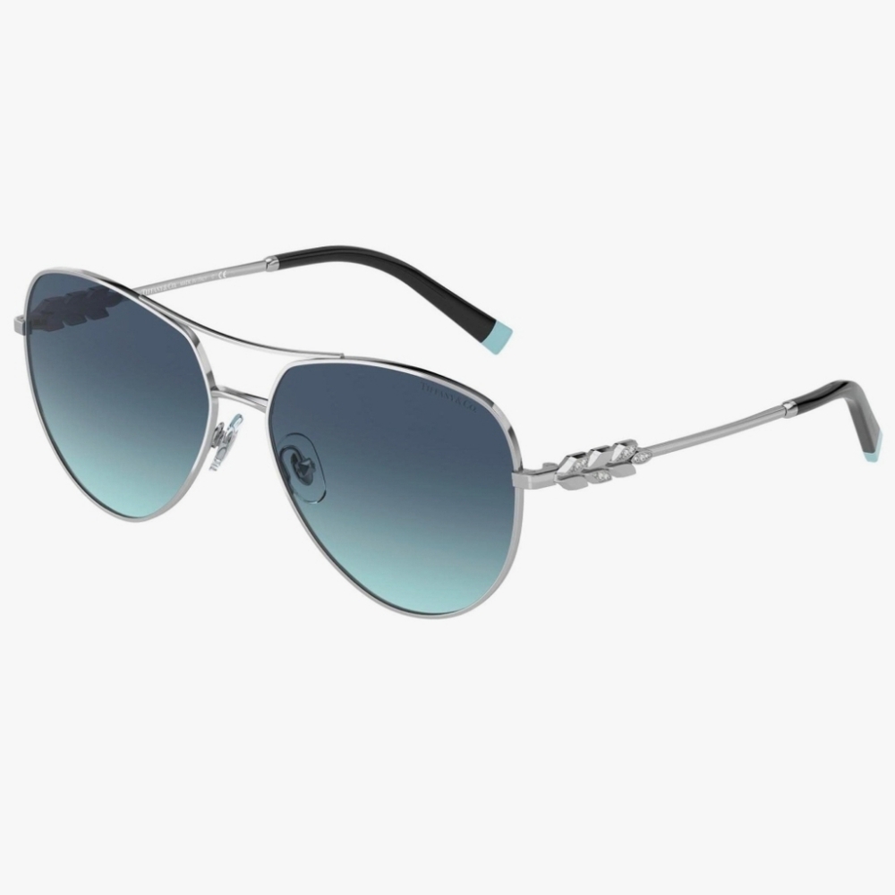 Tiffany & Co. Victoria Women's Modern Pilot Sunglasses TF 3083B